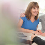 Newcastle couple reviewing their retirement plans with financial adviser